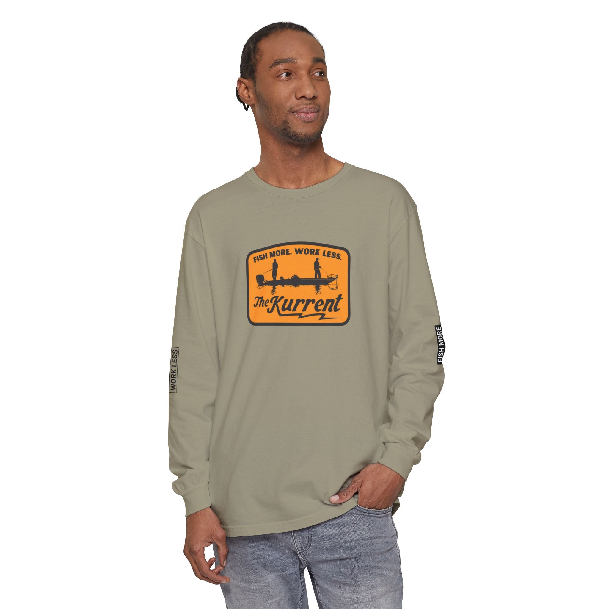 Fish More. Work Less. | Vintage Long Sleeve Bassin Edition by The Kurrent Supply