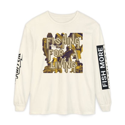 Fish More. Work Less. x Fishing for a Living | Long Sleeve Tee by The Kurrent Supply