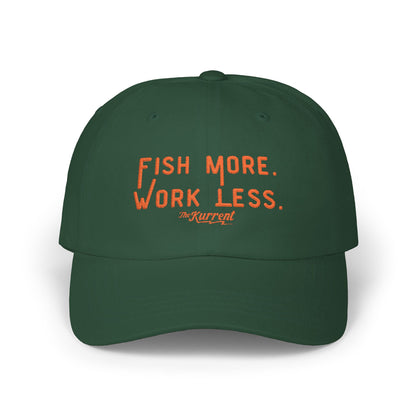 Fish More. Work Less. | Dad Cap by The Kurrent Supply