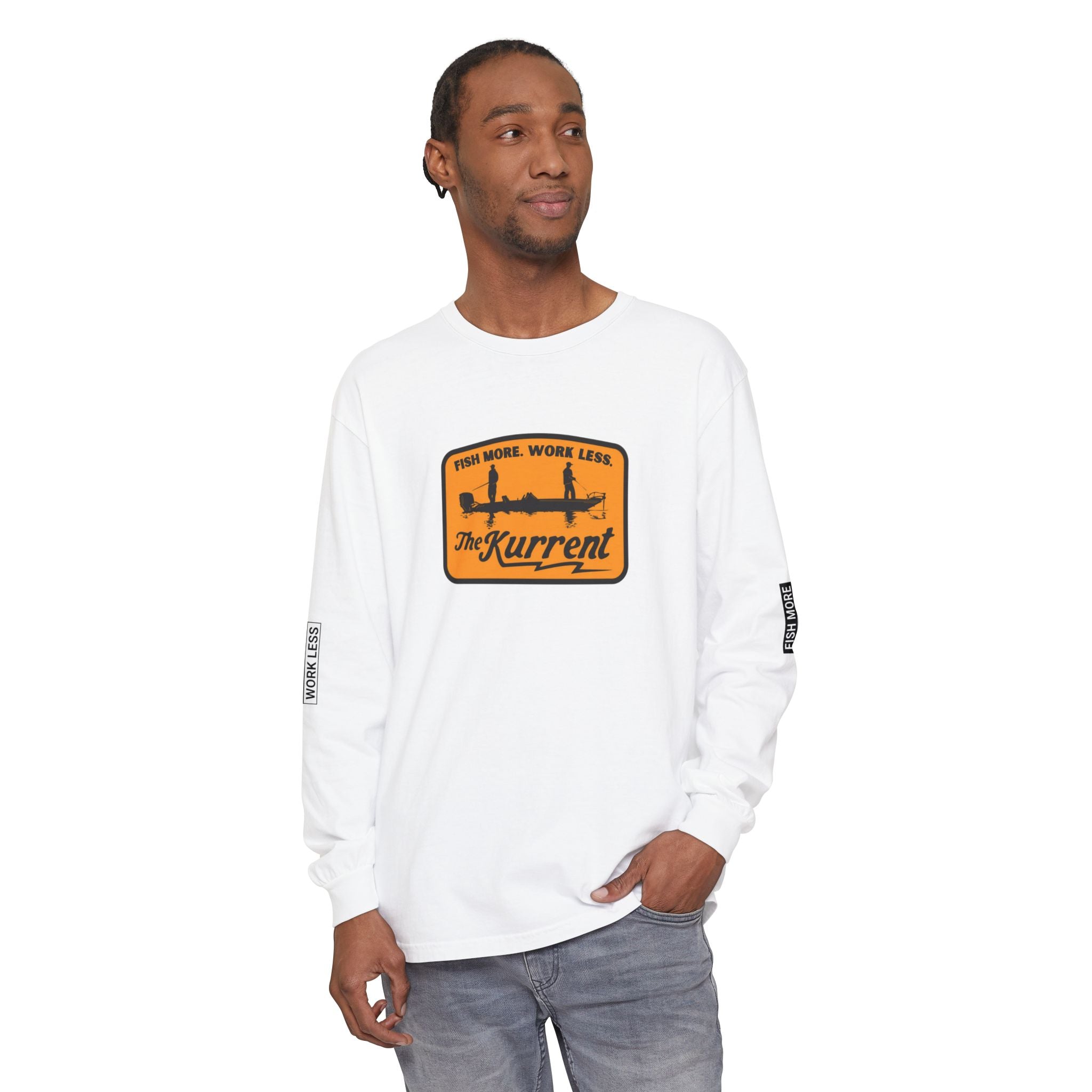Fish More. Work Less. | Vintage Long Sleeve Bassin Edition by The Kurrent Supply