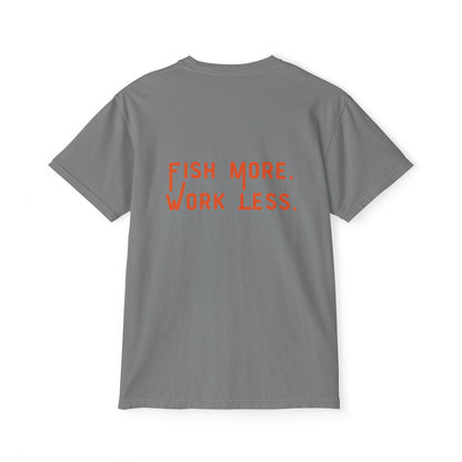 Fish More. Work Less. | Pocket Tee by The Kurrent Supply