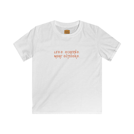 Less Screens. More Outdoors. | Kids Tee by The Kurrent Supply