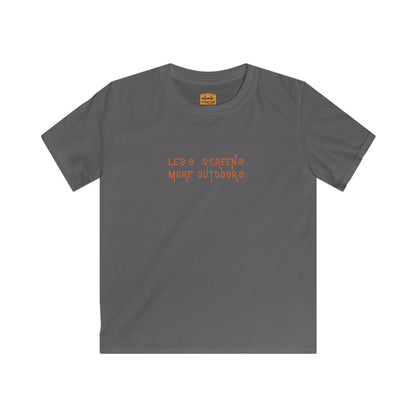 Less Screens. More Outdoors. | Kids Tee by The Kurrent Supply