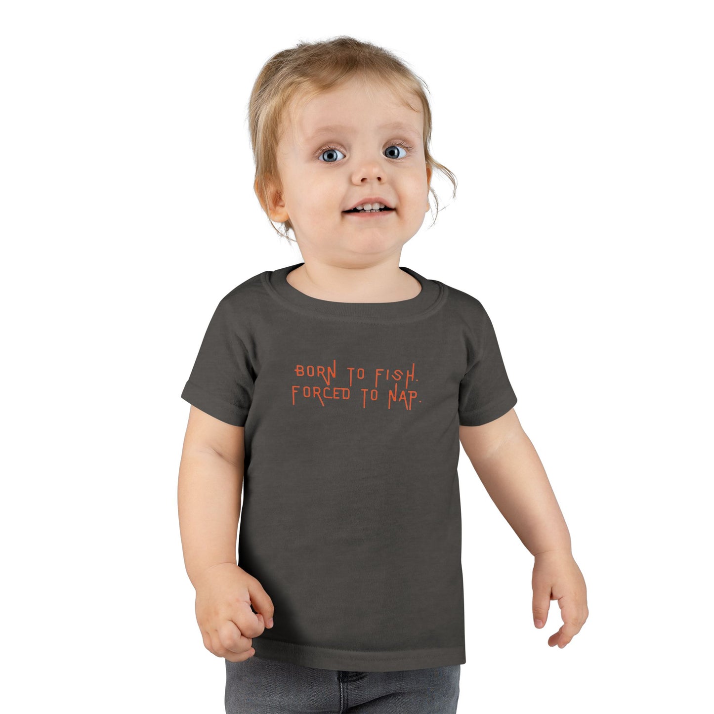 Born to Fish, Forced to Nap | Toddler Tee by The Kurrent Supply