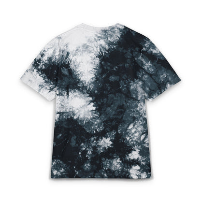 Fish More. Work Less. | Oversized Tie-Dye Tee (Embroidered) by The Kurrent Supply
