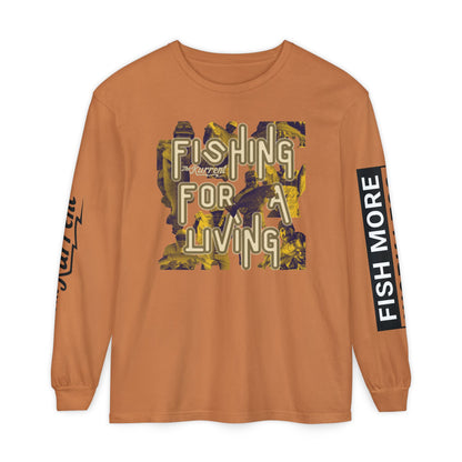 Fish More. Work Less. x Fishing for a Living | Long Sleeve Tee by The Kurrent Supply