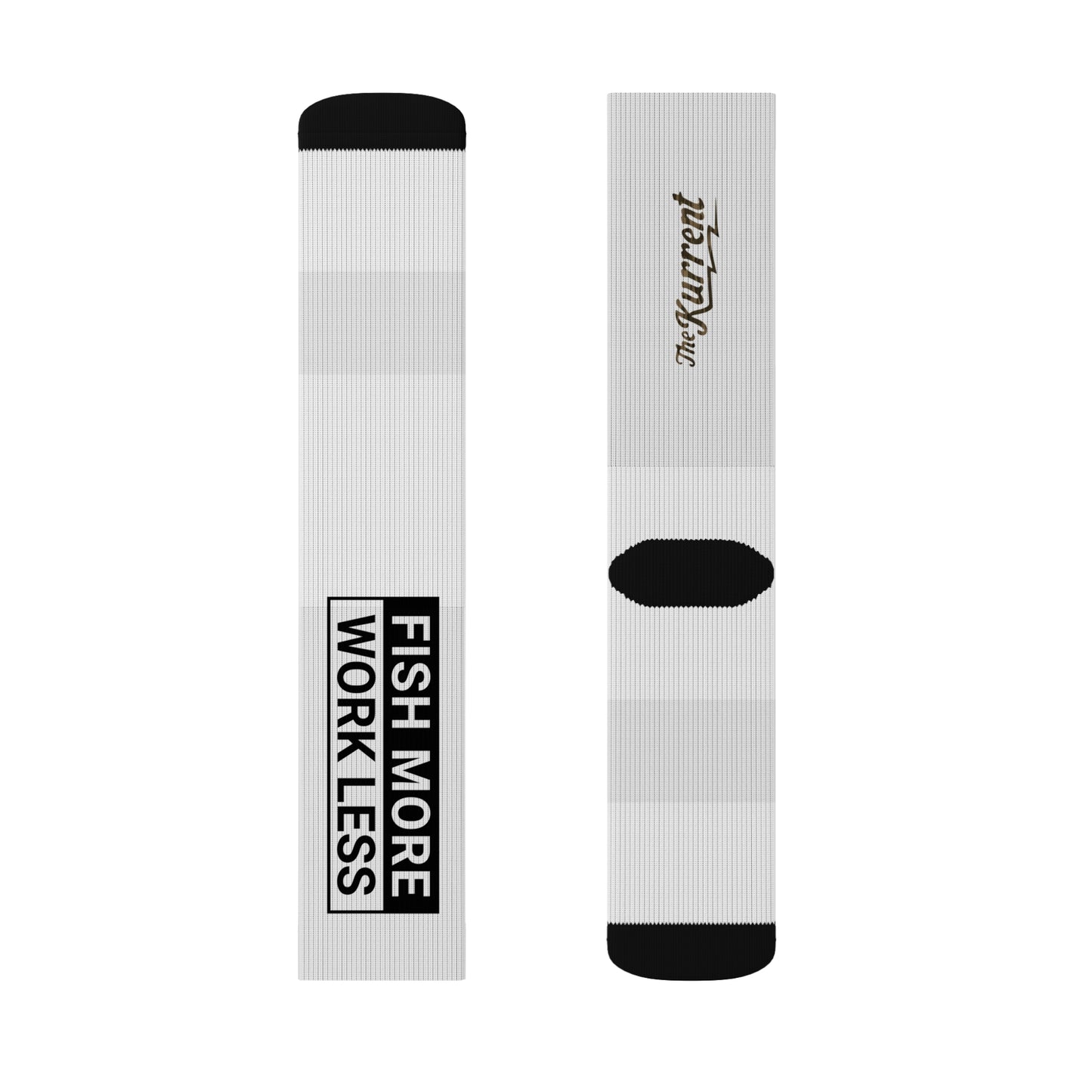 Fish More. Work Less. | Crew Socks by The Kurrent Supply