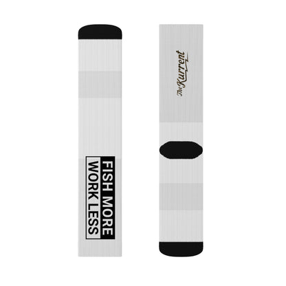 Fish More. Work Less. | Crew Socks by The Kurrent Supply