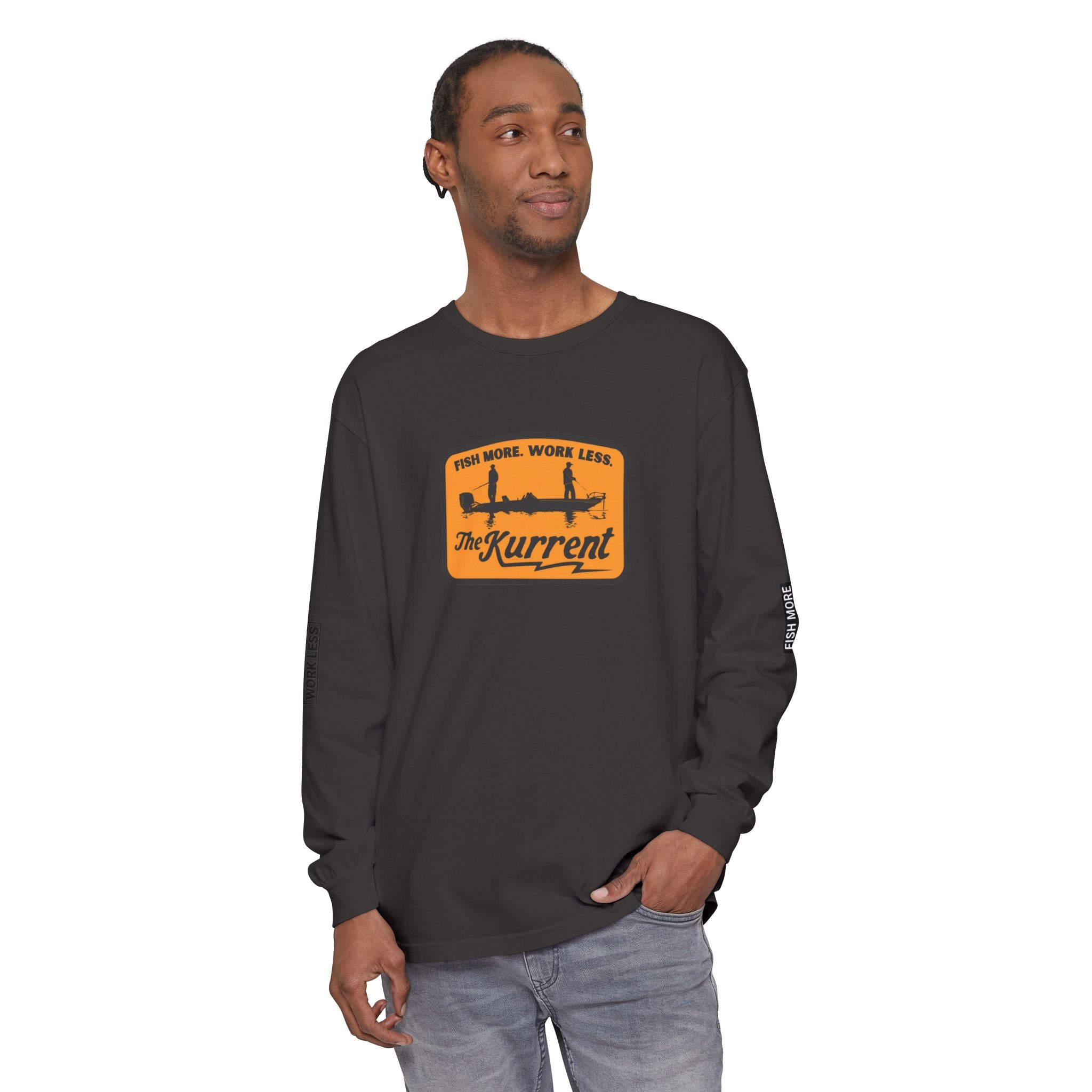 Fish More. Work Less. | Vintage Long Sleeve Bassin Edition by The Kurrent Supply