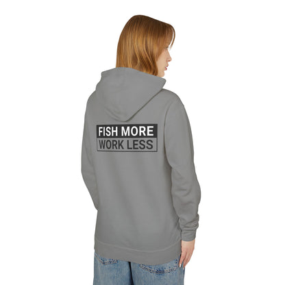Fish More. Work Less. | Skateboarding Is Not a Crime Hoodie by The Kurrent Supply