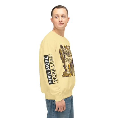 Fish More. Work Less. x Fishing for a Living | Lightweight Crewneck by The Kurrent Supply