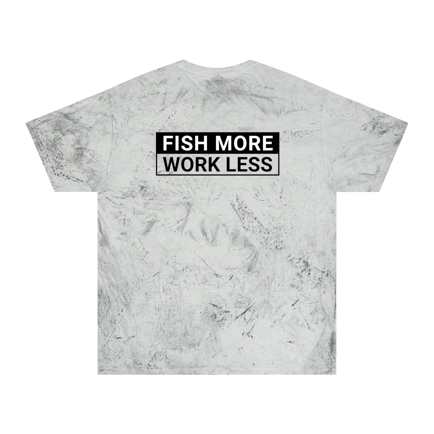 Fish More. Work Less. | Color Blast Tee by The Kurrent Supply
