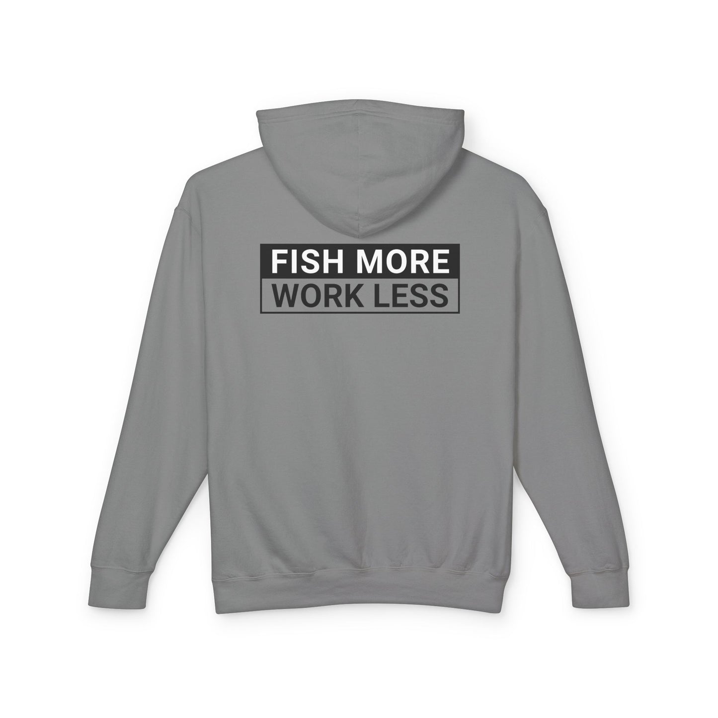 Fish More. Work Less. | Skateboarding Is Not a Crime Hoodie by The Kurrent Supply