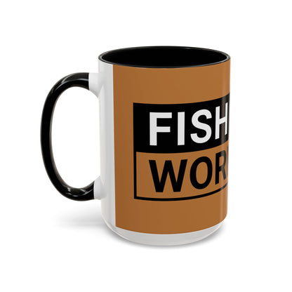 Fish More. Work Less. | Coffee Mug by The Kurrent Supply