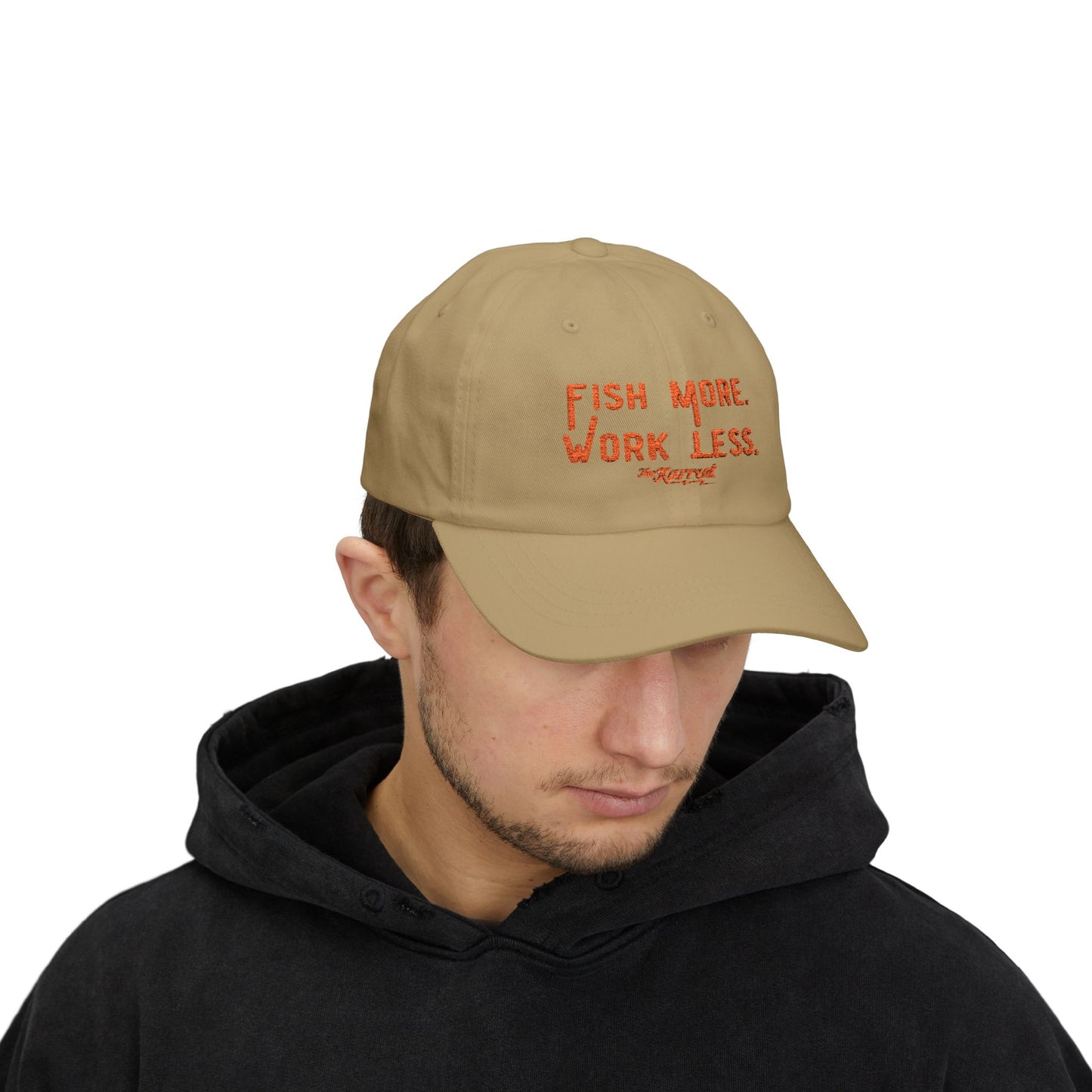 Fish More. Work Less. | Dad Cap by The Kurrent Supply