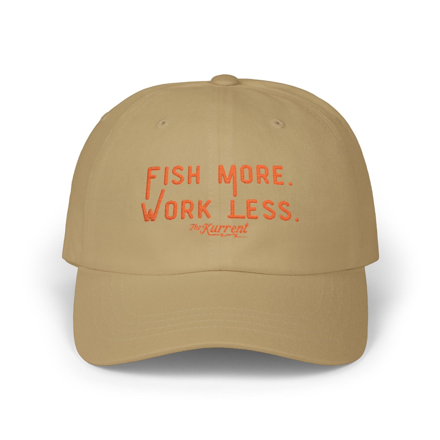 Fish More. Work Less. | Dad Cap by The Kurrent Supply