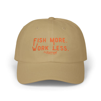 Fish More. Work Less. | Dad Cap by The Kurrent Supply