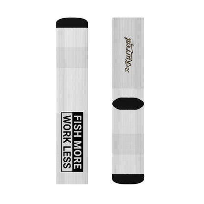 Fish More. Work Less. | Crew Socks by The Kurrent Supply