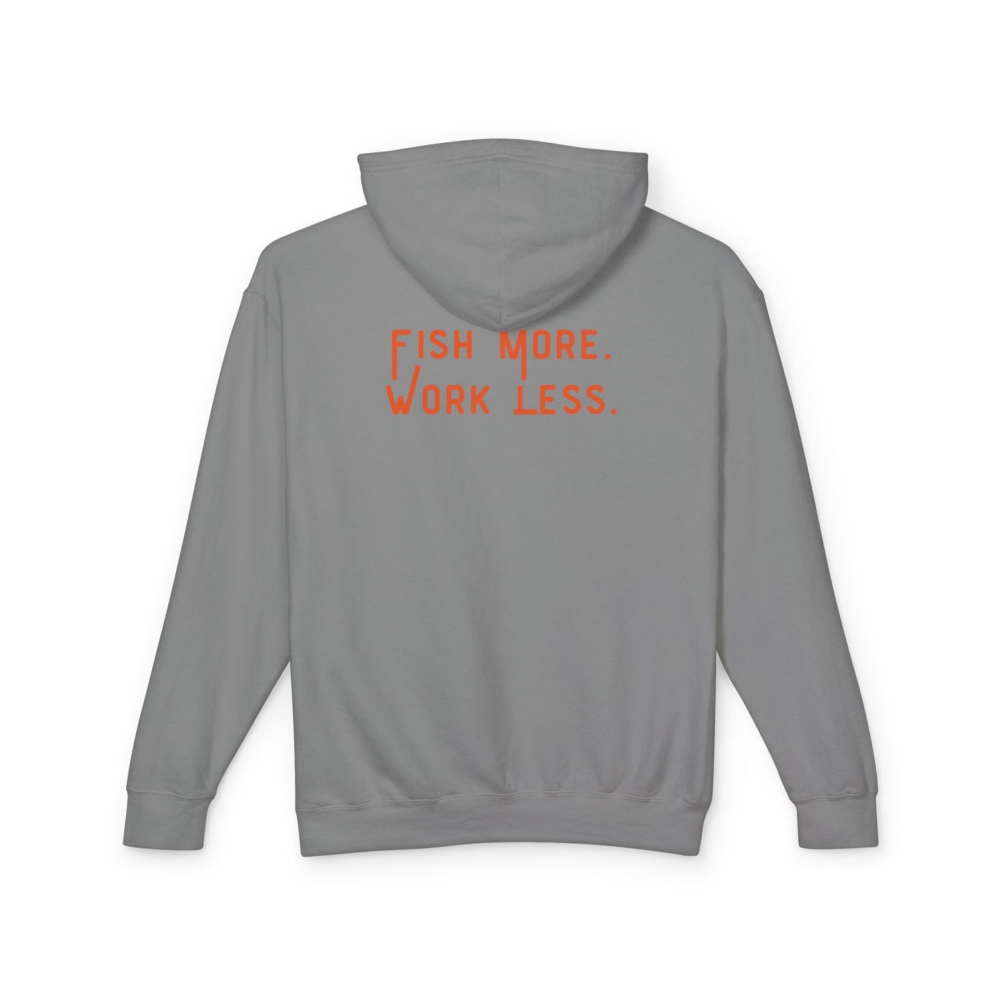 Fish More. Work Less. | Lightweight Hoodie by The Kurrent Supply