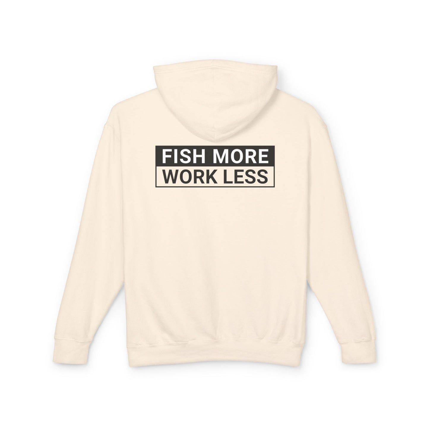 Fish More. Work Less. | Skateboarding Is Not a Crime Hoodie by The Kurrent Supply