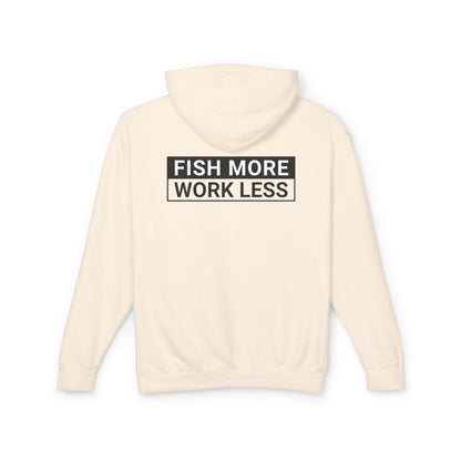 Fish More. Work Less. | Skateboarding Is Not a Crime Hoodie by The Kurrent Supply
