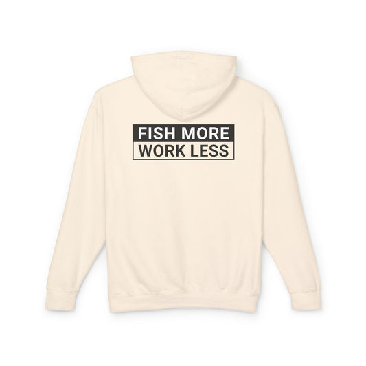 Fish More. Work Less. | Skateboarding Is Not a Crime Hoodie by The Kurrent Supply