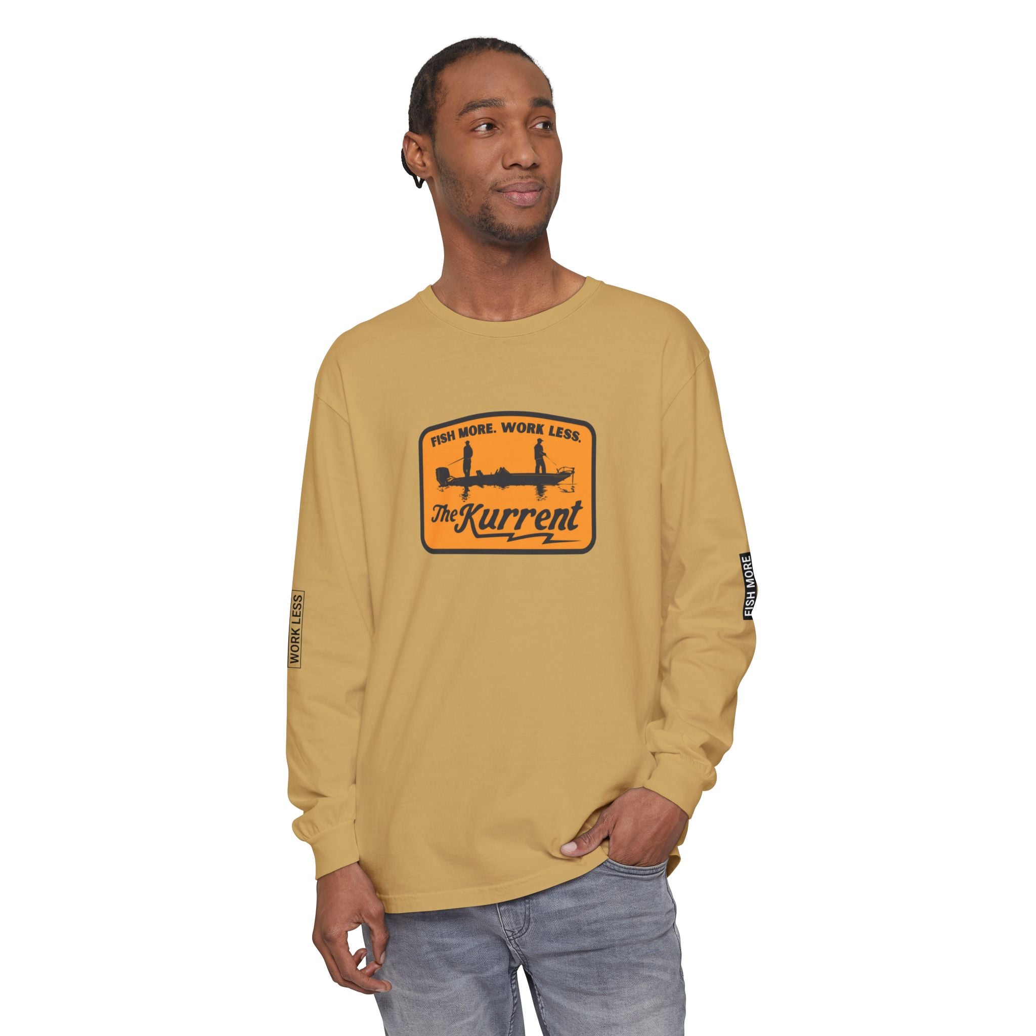 Fish More. Work Less. | Vintage Long Sleeve Bassin Edition by The Kurrent Supply