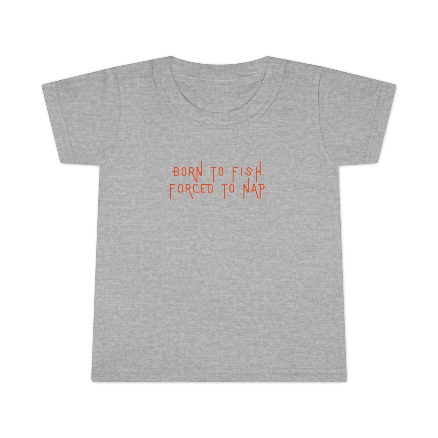 Born to Fish, Forced to Nap | Toddler Tee by The Kurrent Supply