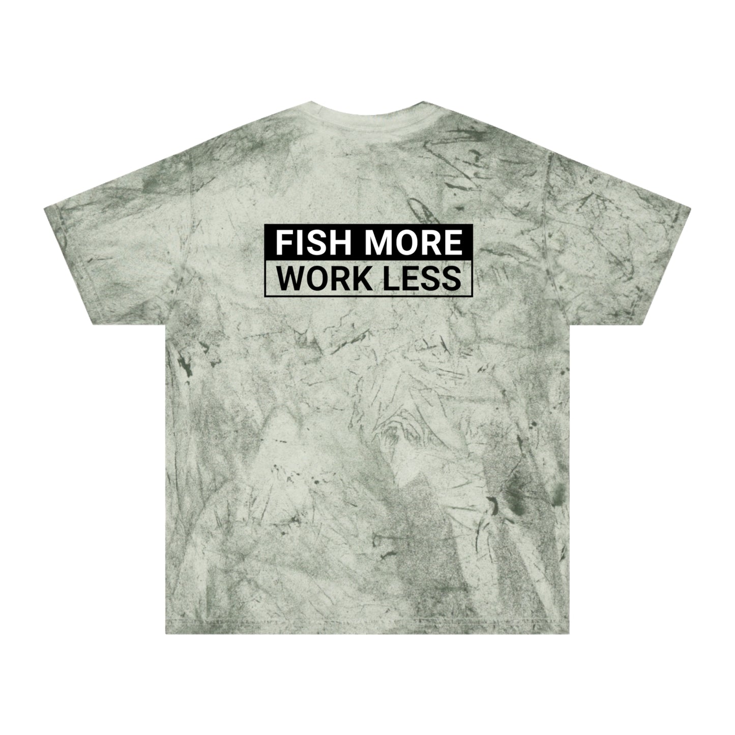 Fish More. Work Less. | Color Blast Tee by The Kurrent Supply