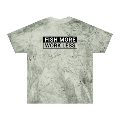 Fish More. Work Less. | Color Blast Tee by The Kurrent Supply
