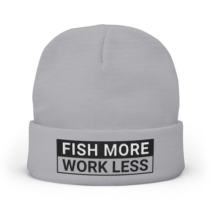 Fish More. Work Less. | (Skate Ain't A Crime) Knit Beanie by The Kurrent Supply