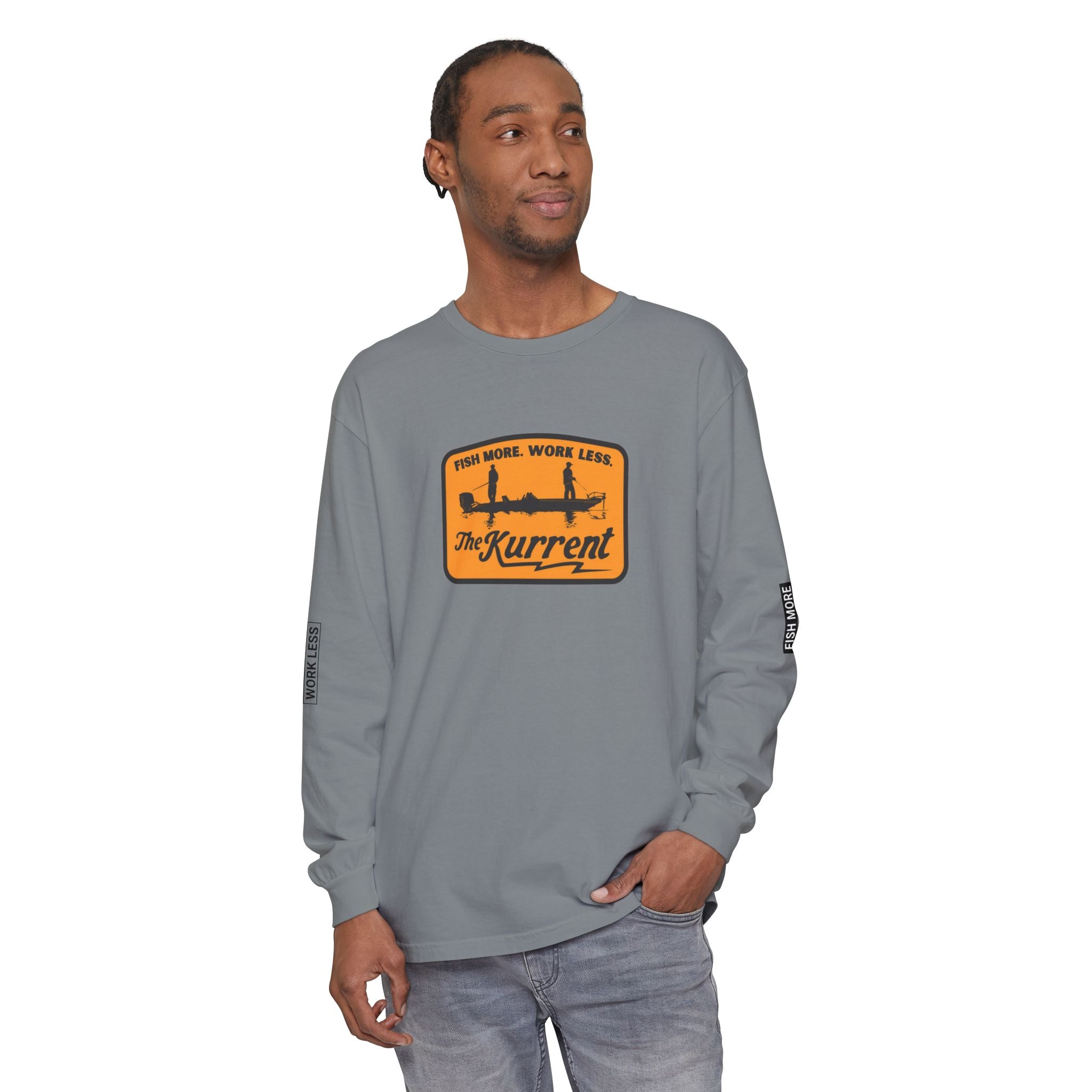 Fish More. Work Less. | Vintage Long Sleeve Bassin Edition by The Kurrent Supply