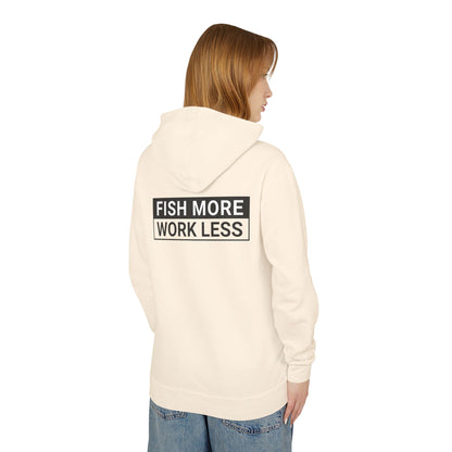 Fish More. Work Less. | Skateboarding Is Not a Crime Hoodie by The Kurrent Supply