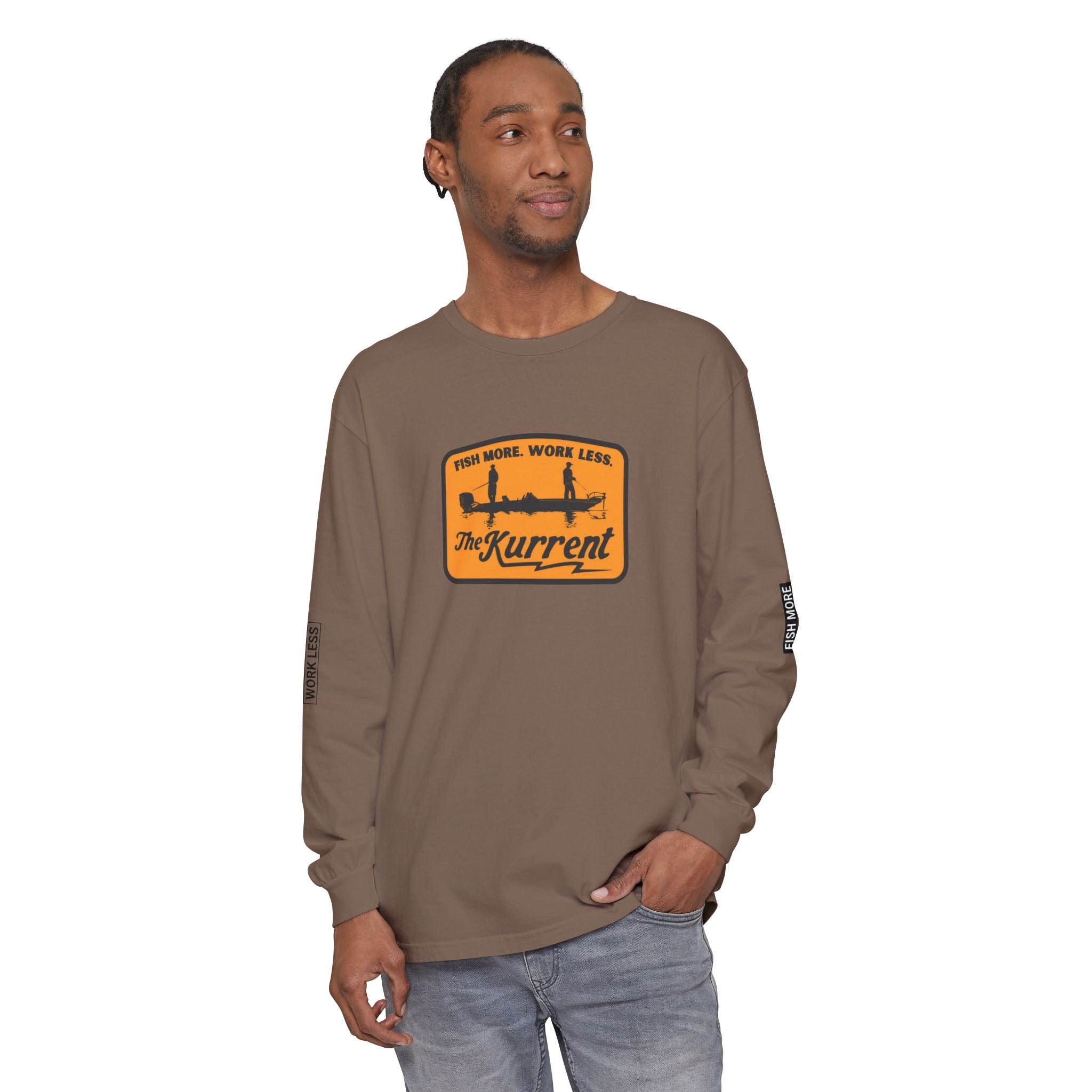 Fish More. Work Less. | Vintage Long Sleeve Bassin Edition by The Kurrent Supply