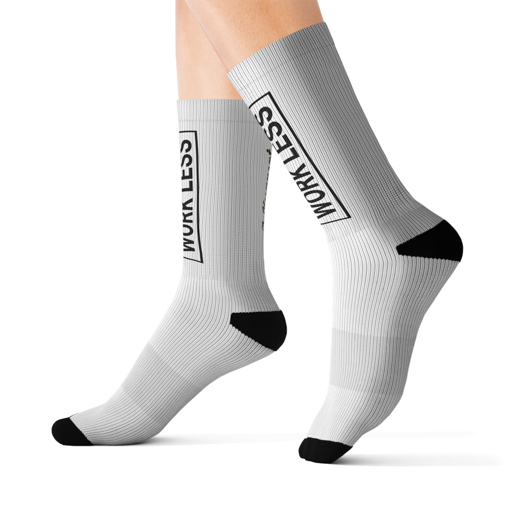 Fish More. Work Less. | Crew Socks by The Kurrent Supply