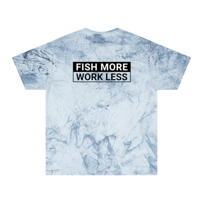 Fish More. Work Less. | Color Blast Tee by The Kurrent Supply