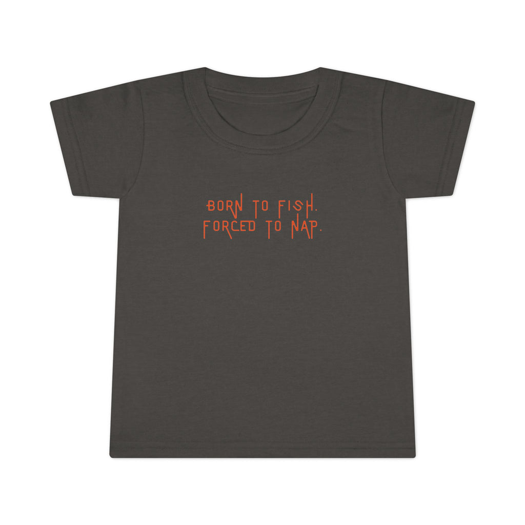 Born to Fish, Forced to Nap | Toddler Tee by The Kurrent Supply