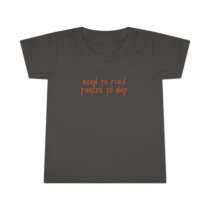 Born to Fish, Forced to Nap | Toddler Tee by The Kurrent Supply