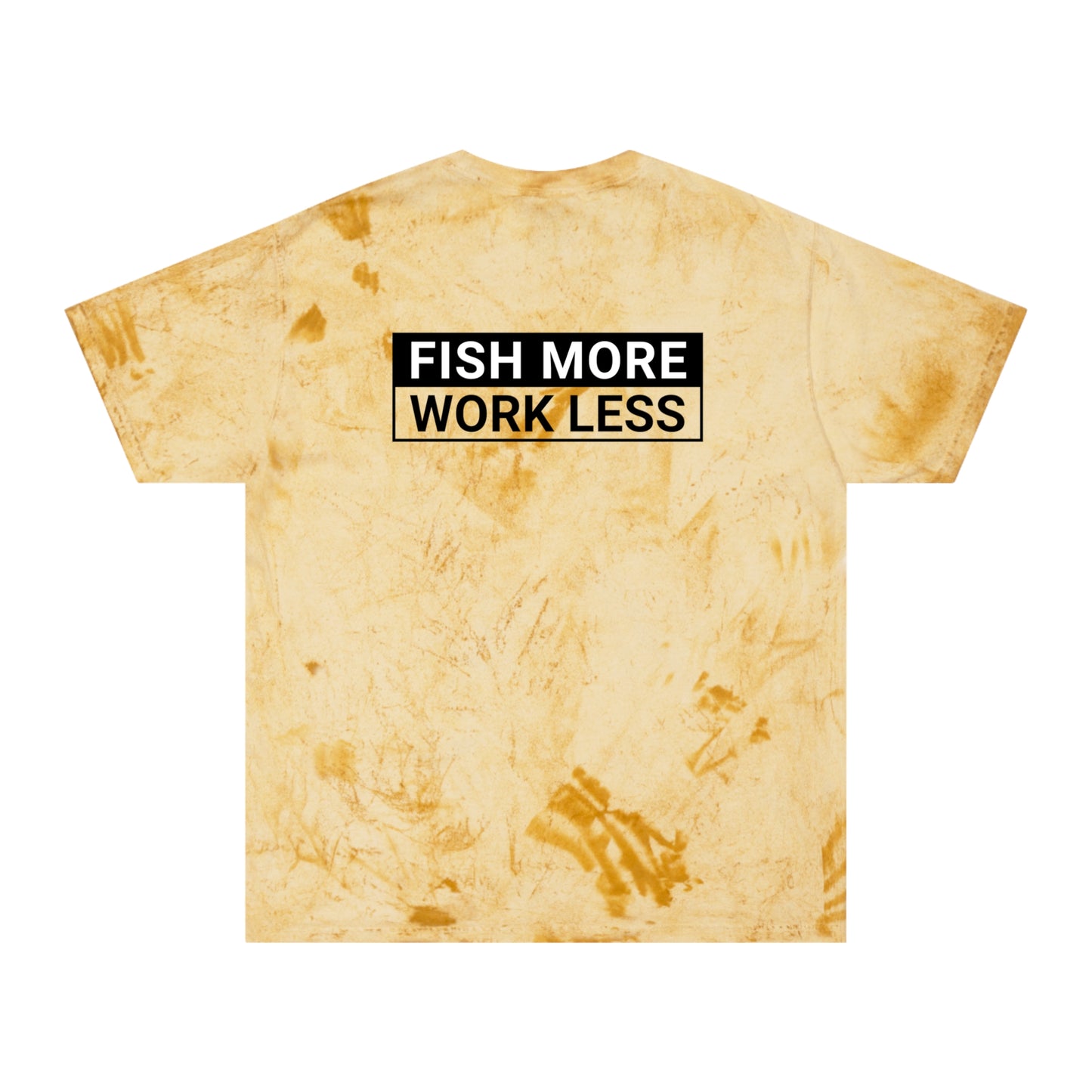 Fish More. Work Less. | Color Blast Tee by The Kurrent Supply