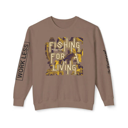 Fish More. Work Less. x Fishing for a Living | Lightweight Crewneck by The Kurrent Supply
