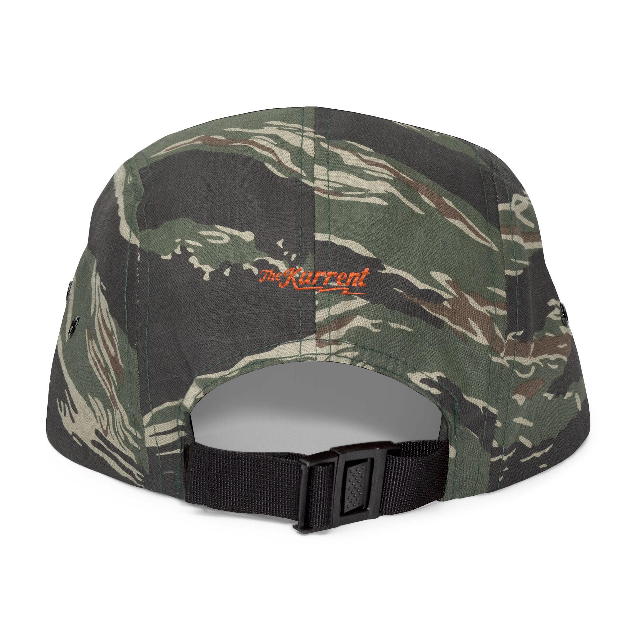Fish More. Work Less. | Embroidered 5-Panel Cap by The Kurrent Supply