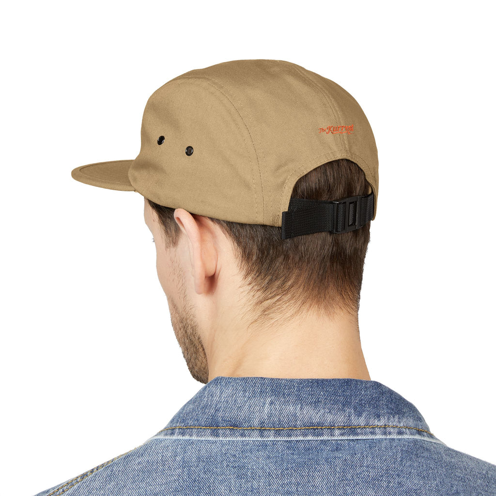 Fish More. Work Less. | Embroidered 5-Panel Cap by The Kurrent Supply