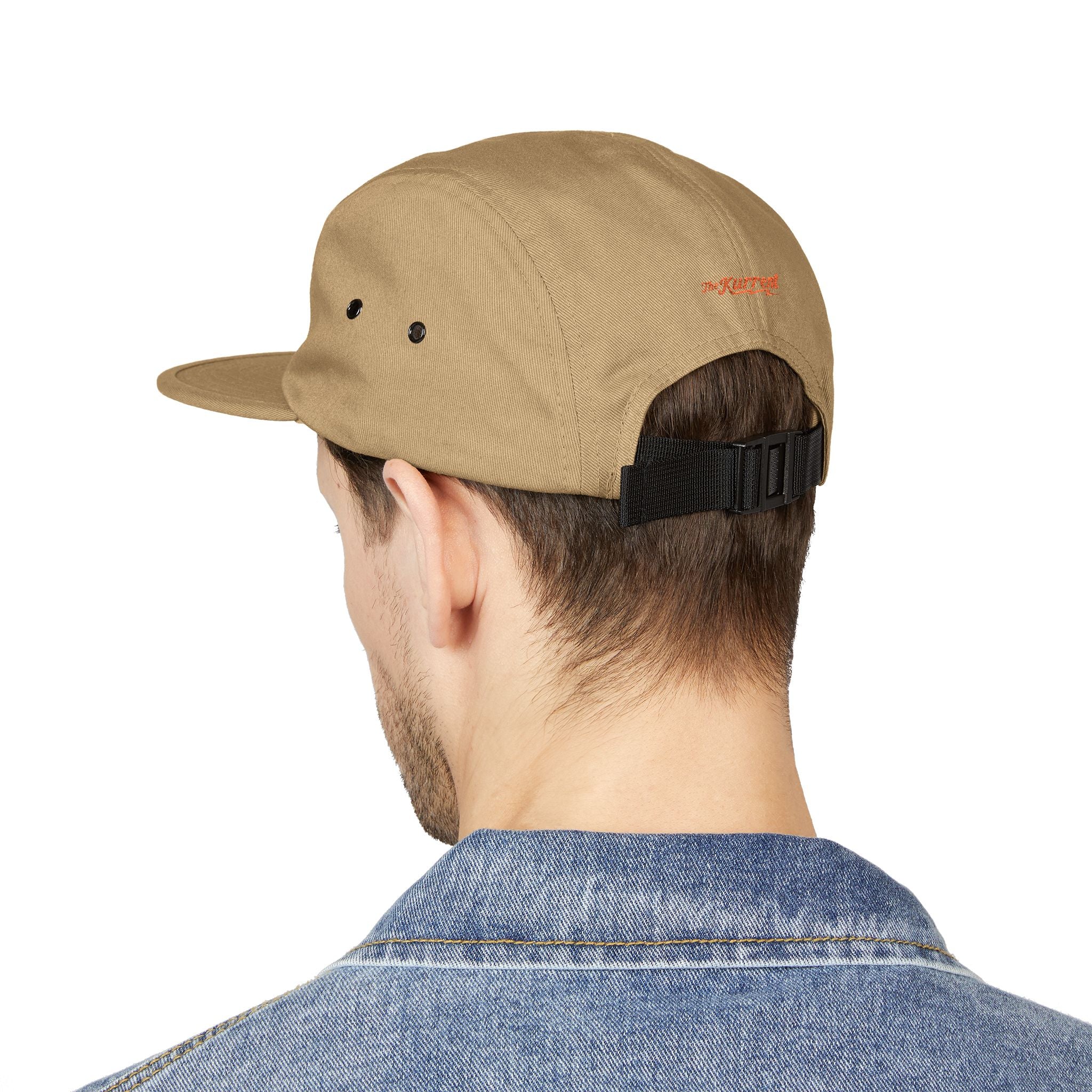 Fish More. Work Less. | Embroidered 5-Panel Cap by The Kurrent Supply