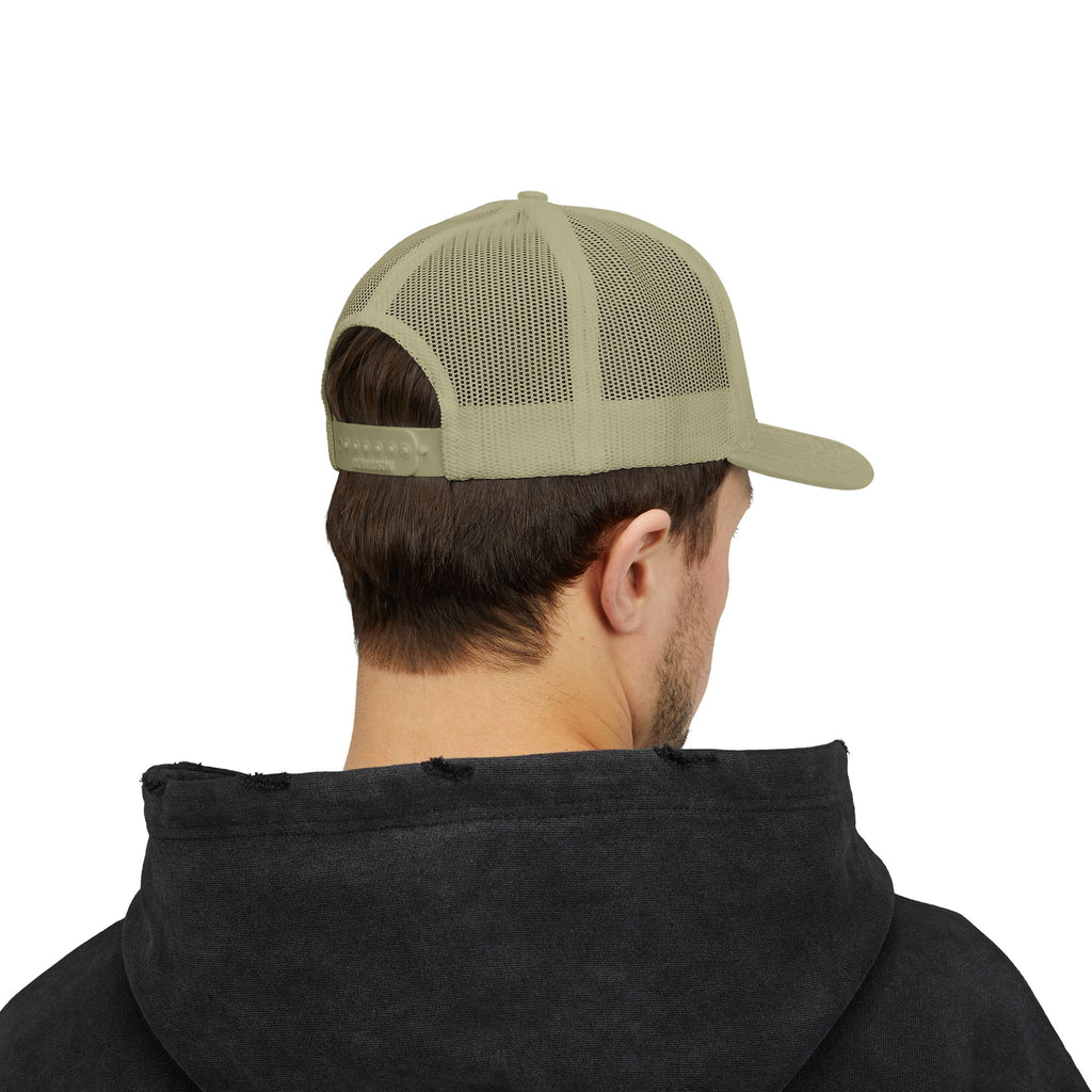 Fish More. Work Less. | Snapback Trucker Hat by The Kurrent Supply