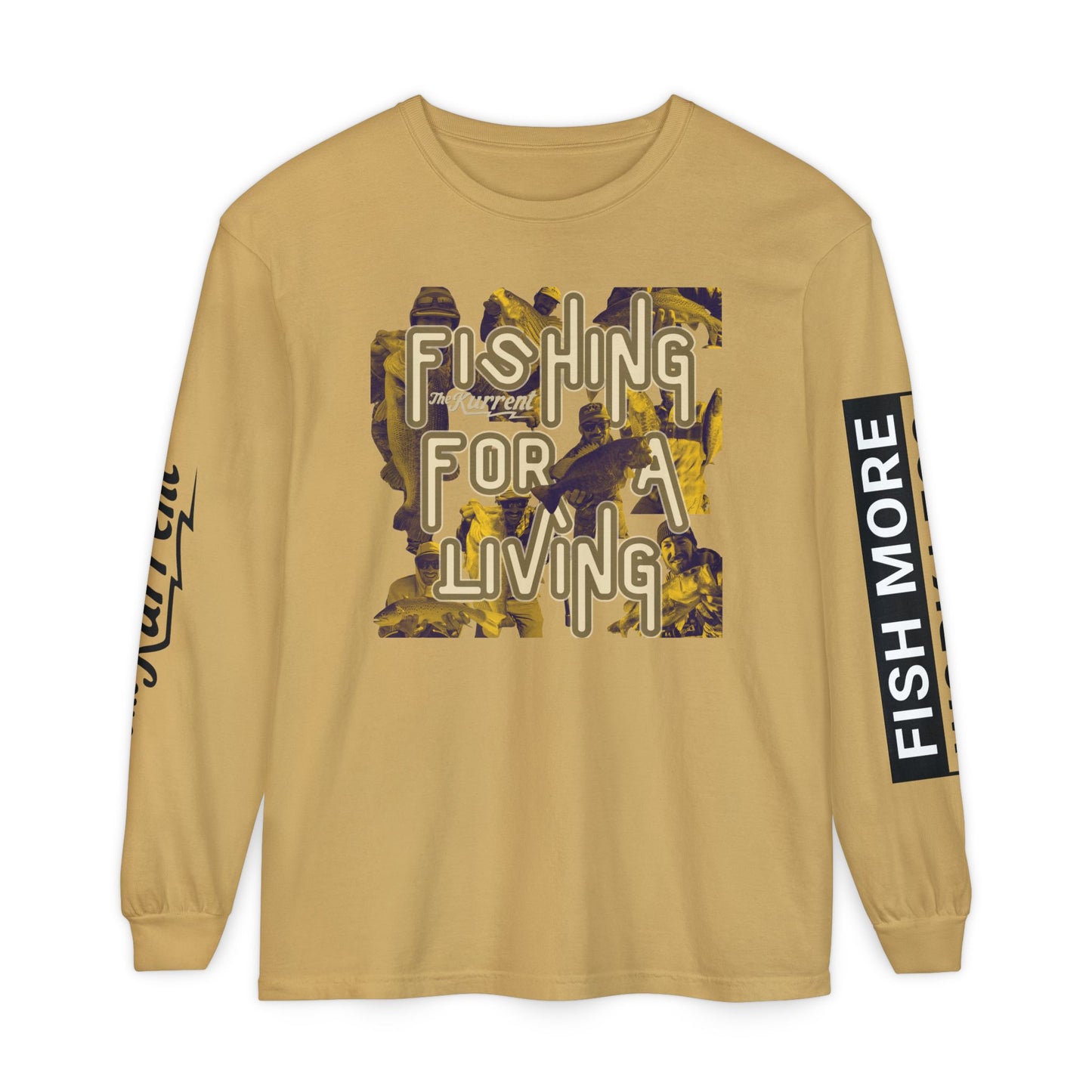 Fish More. Work Less. x Fishing for a Living | Long Sleeve Tee by The Kurrent Supply