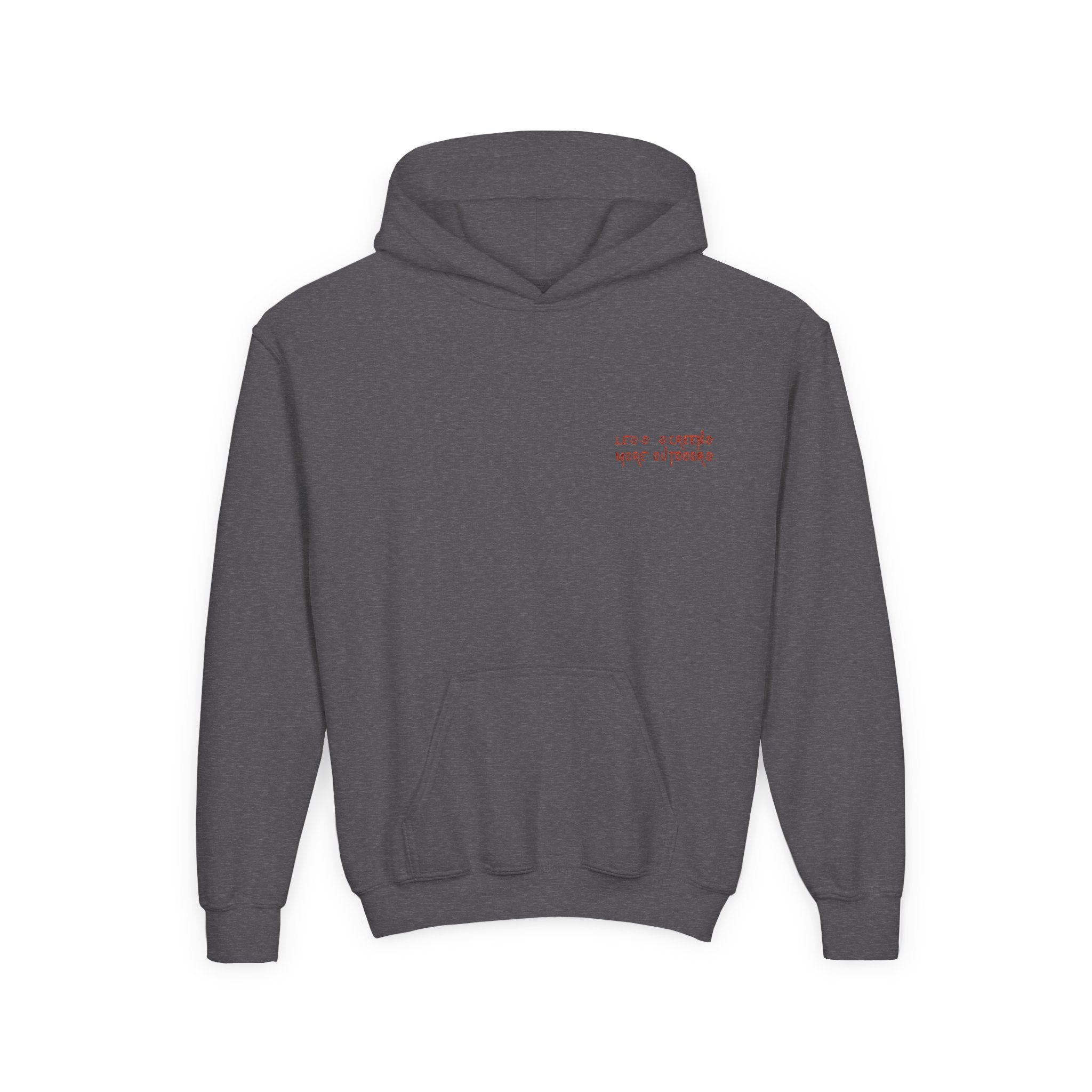 Less Screens. More Outdoors. | Youth Hoodie by The Kurrent Supply